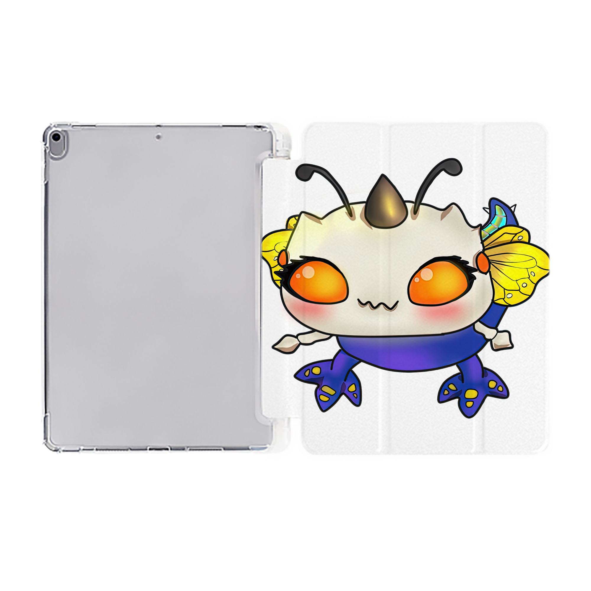 （画像用） リーグ・オブ・レジェンド League of Legends LOL IPad ケース ペン収納付き 三つ折りスタンド PUレザー×シリコン 対応機種9.5/10.5/10.9インチ